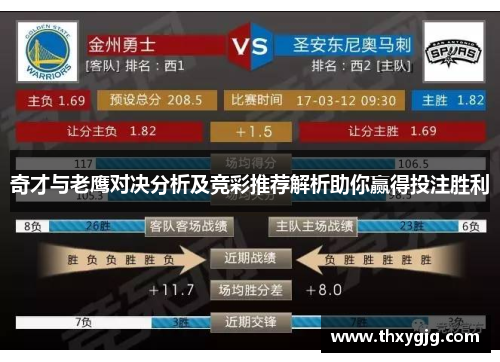 奇才与老鹰对决分析及竞彩推荐解析助你赢得投注胜利